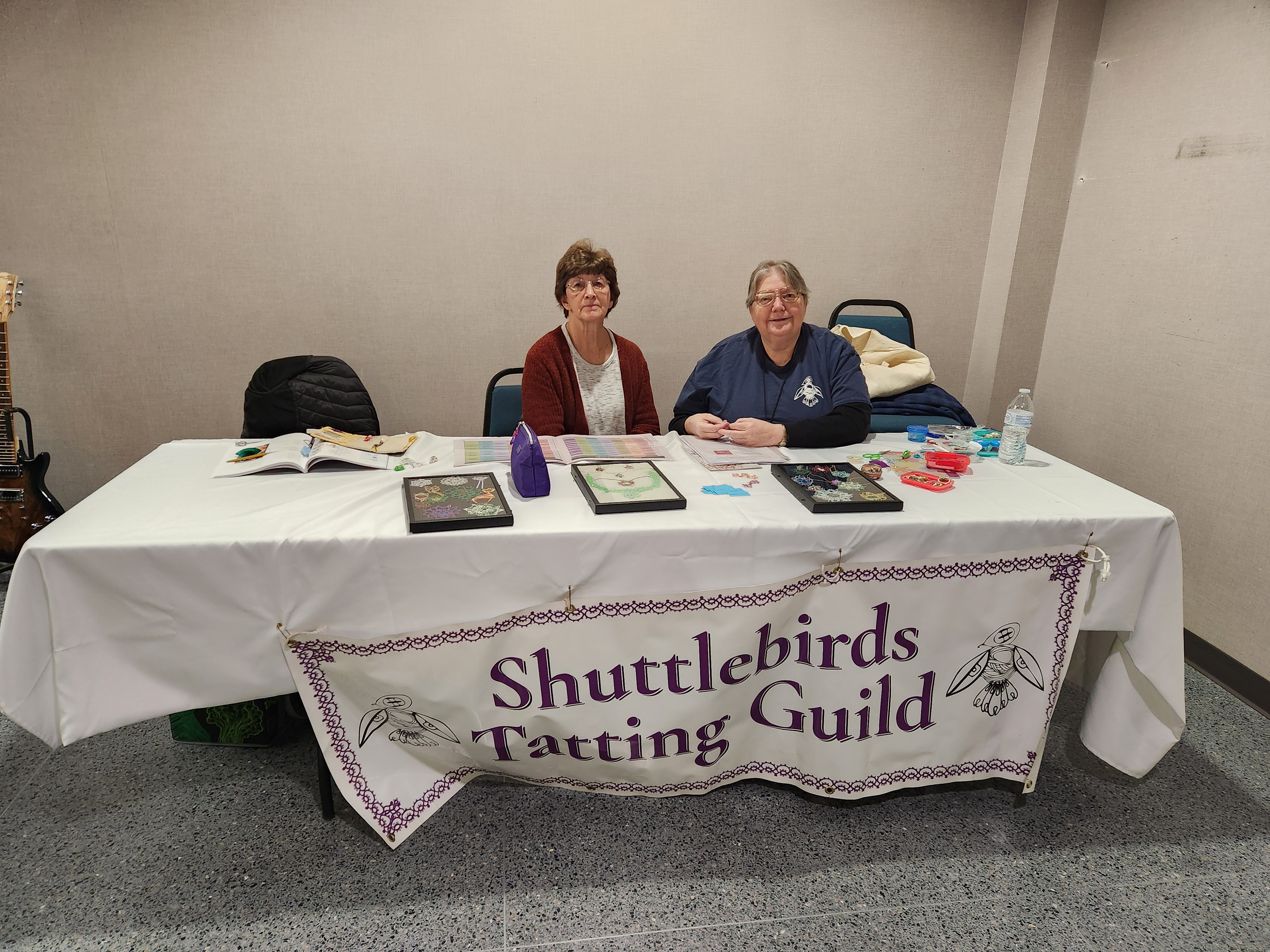 Roberta and Tera Demonstrating at Fall Folk Festival